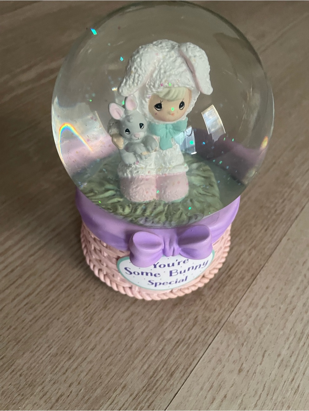 You’re Some Bunny Special Musical Globe in box